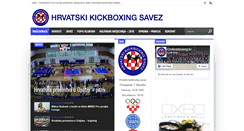 Desktop Screenshot of crokickboxing.hr
